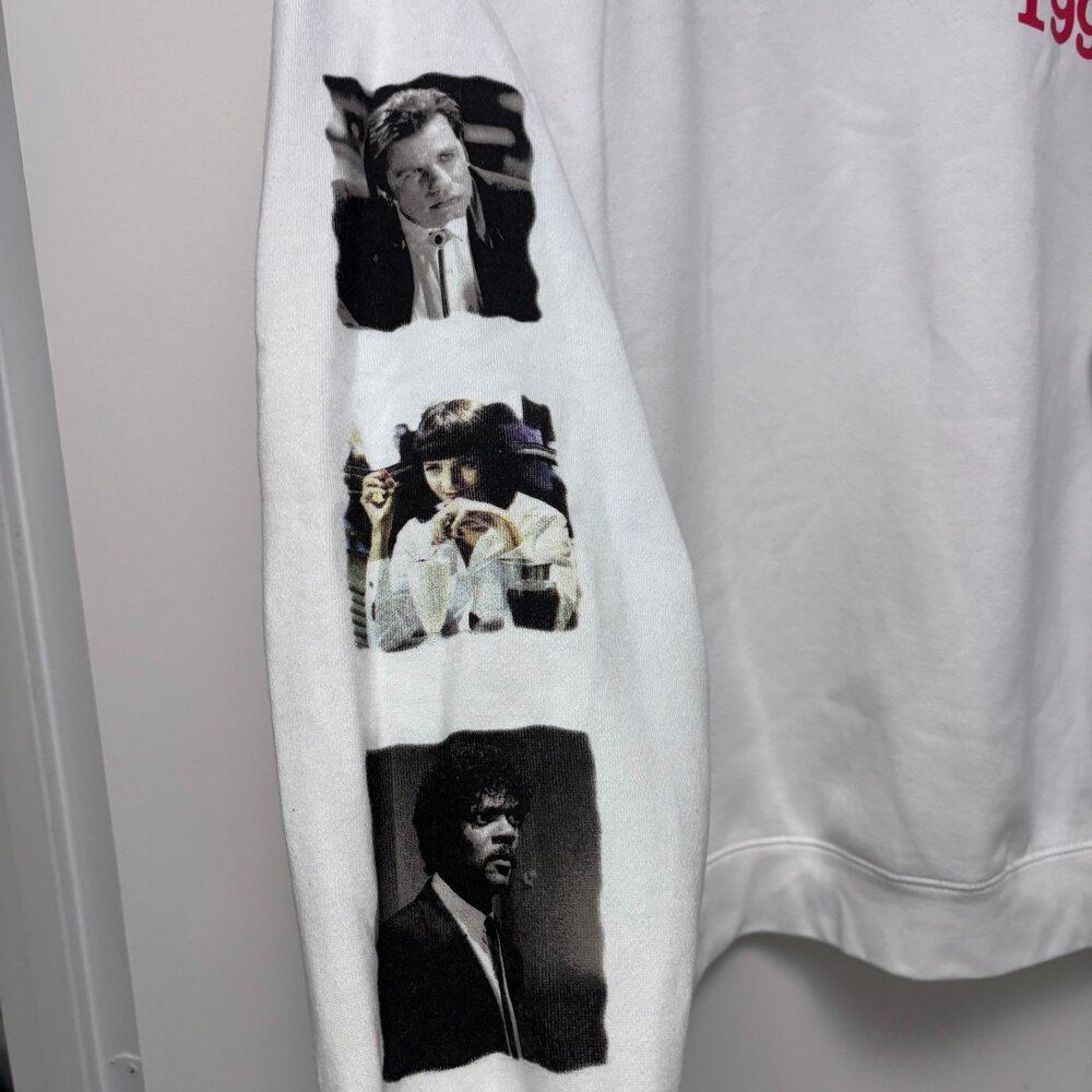 Pulp Fiction Movie Graphic Boxy Sweatshirt M 90s Y2K Indie Retro - Picture 4 of 8